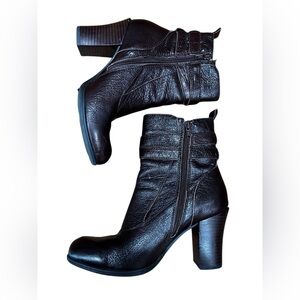 Born Chyler Brown Leather Heeled Boots-7